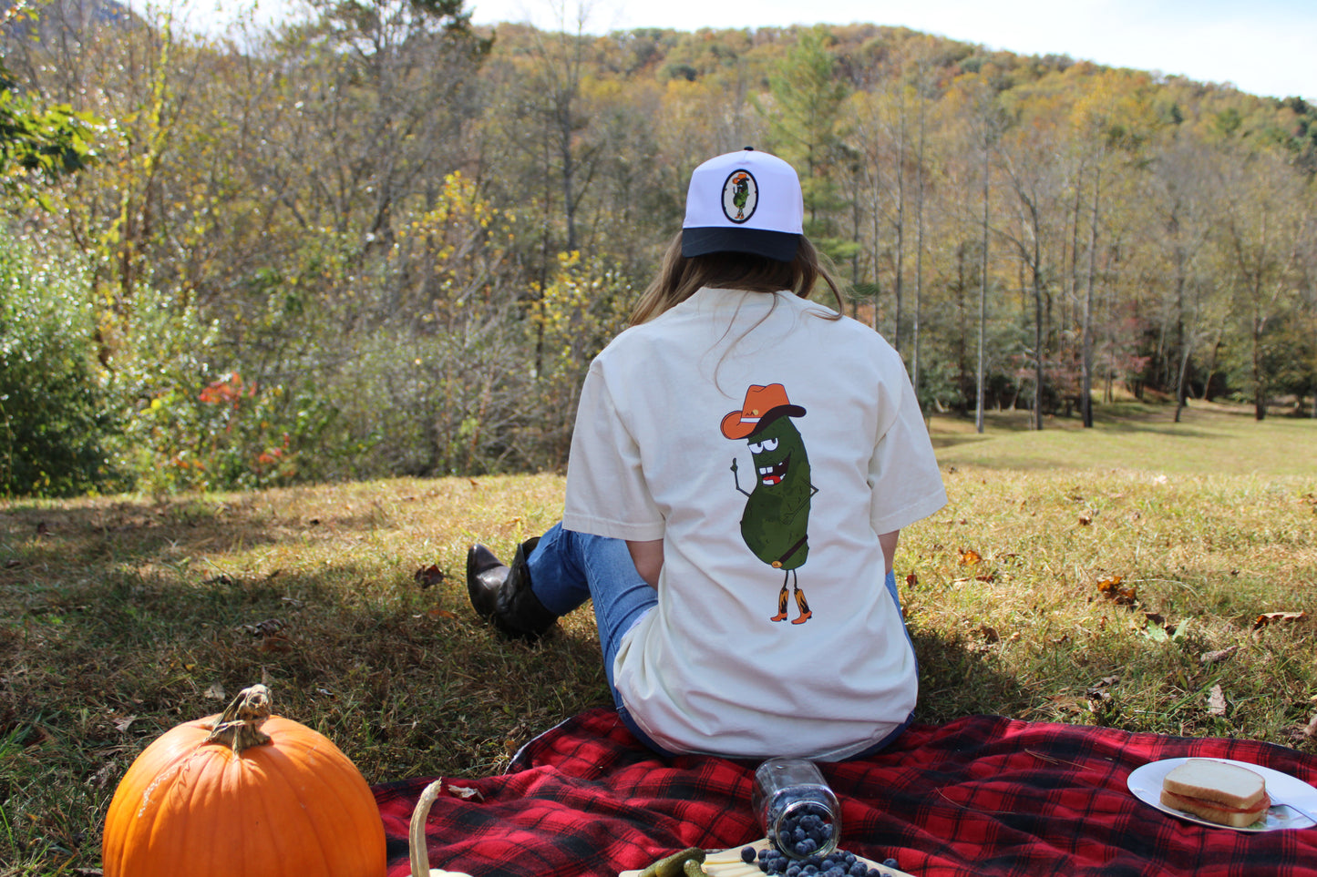 Cowboy Pickle Trucker Hat