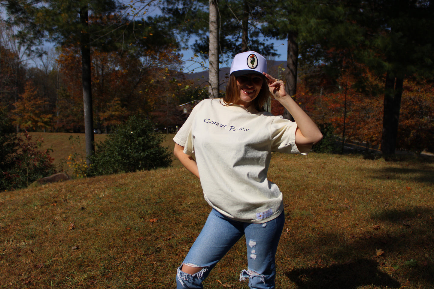 Cowboy Pickle Trucker Hat